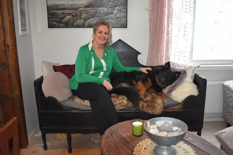 Sanna Kosonen kotona